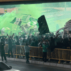 Hinchas de Atlético Nacional despiden al equipo antes de la final