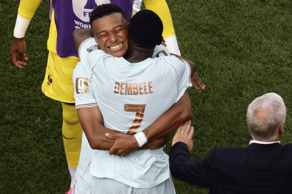 Mbappé y Dembélé, más goles que 45 selecciones