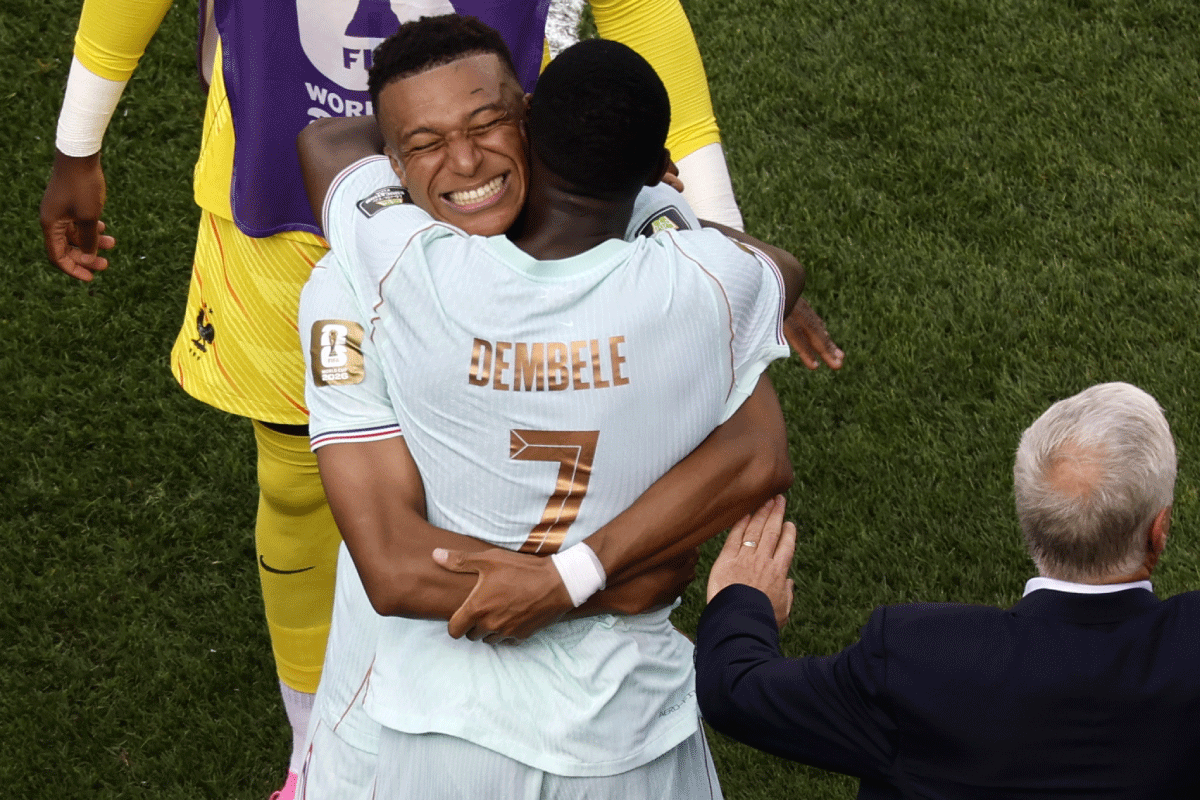Mbappé y Dembélé, más goles que 45 selecciones